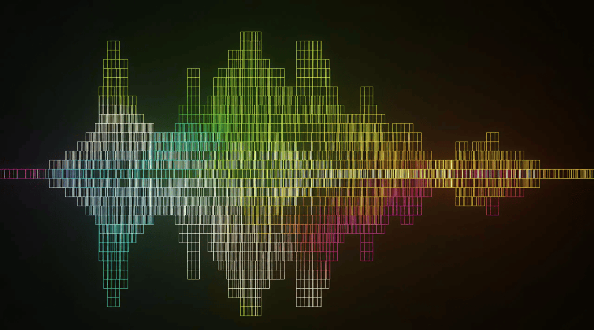 Separated audio layers as individual tracks.